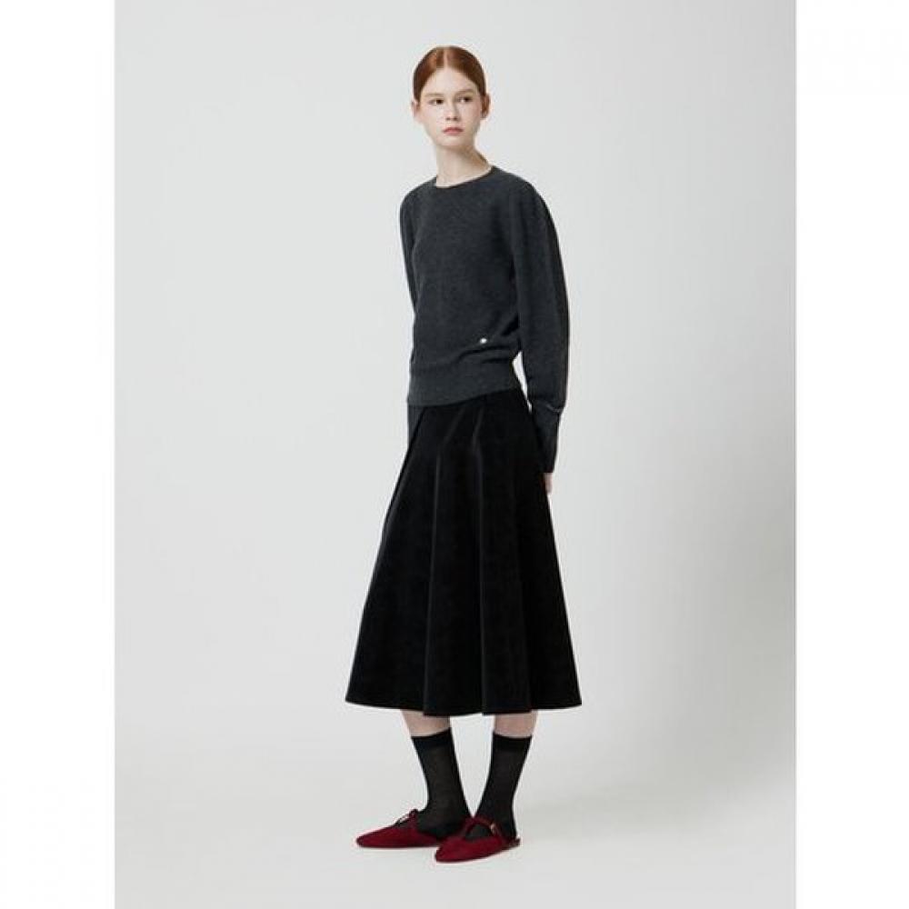 Cc Collect Synthetic Suede Unbalanced Wrap Skirt  C254msd036 