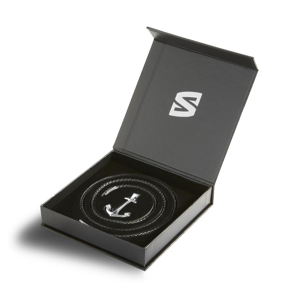 Necklace for Leather Choker with Gift for Jewelry Box Included [SERASAR] Men, Black, 60cm, Pendant, Men,