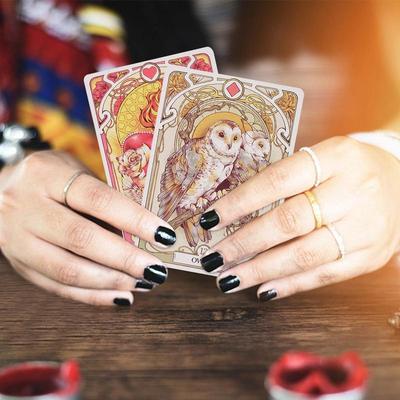 37pcs Romantic Lenormand Oracle Cards Fate Divination Oracle Cards Fate Oracle Cards For Party Entertainment Board Game