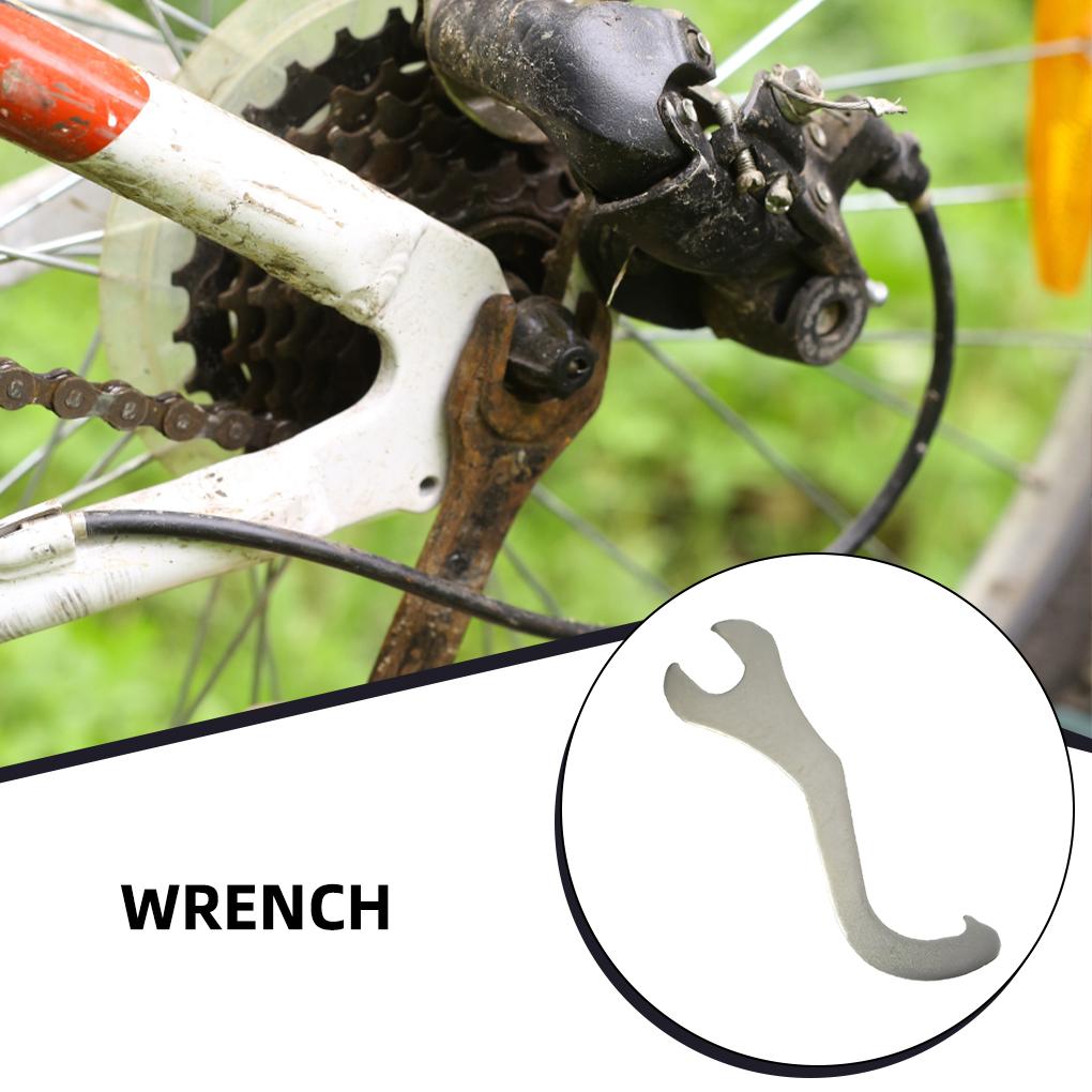 Bike Repair Wrench Bicycles Center Shaft Repairing Spanner Metal Crankset Pedal Portable Disassemble Installation Tool
