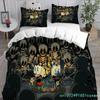 Game Cartoon Cuphead Bedding Sets Comforter Quilt Bed Cover Duvet Cover Pillow Case 2-3 Pieces Sets Kids Adult Size