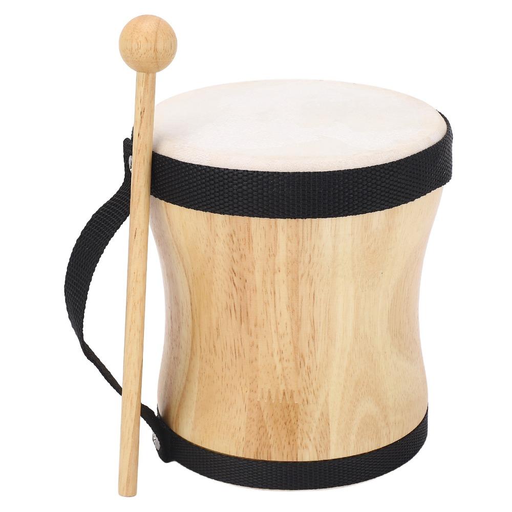 Wood Color Hand Drum Kit Wood+Sheepskin Handpan Drums Set  For Drum Lovers