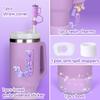 Cup Accessories Set for Stanley Handle Strap Straw Cover Charms Set Suitable for Birthday Christmas Gifts