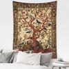 Abstract Flower And Bird Life Tree Tapestry Wall Hanging Wizardry Psychedelic Art Hippie Tapiz Bohemian Dormitory Home Decor