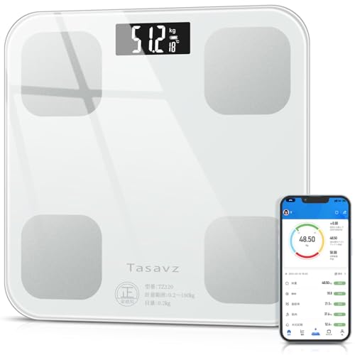 

[2026 New Release] Body Scale, Body Fat Analyzer, Body Composition Analyzer, Bluetooth, Smartphone Connectivity, High Precision, Lightweight, Portable