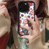 Colorful Strawberry iPhone Case: Compatible with iPhone 12-16 models, precise cutouts, and anti-fall protection.