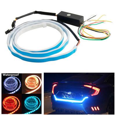 12V Car Flow Type LED Strip Light Tailgate Turning Signal Lights Bar Trunk Strips Lamp