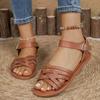 New Style Fashion Women's Lightweight Flats Comfortable Sandals with Easy-Fit Elastic Band Perfect for All-Day Comfort and Style
