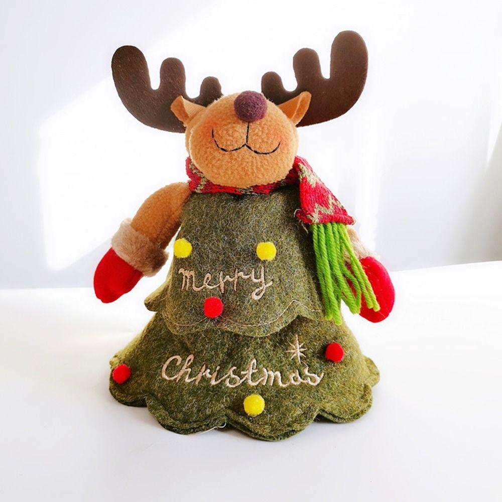 

Мультяшный Рождественский мешок конфет. Милый подарочный пакет. Веселого Рождества. Ручной пакет для детей. 06