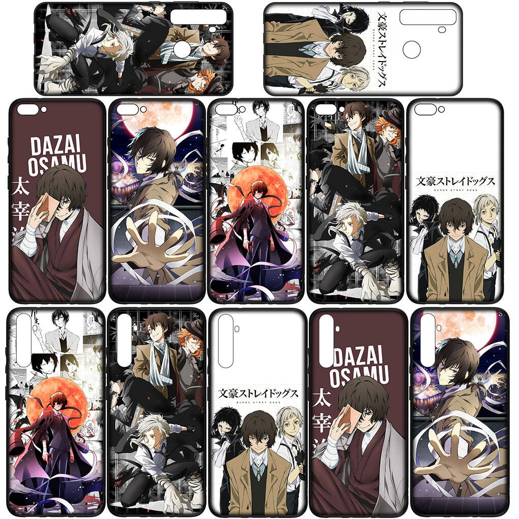 Cover for iPhone 17 16 15 Xiaomi Poco Redmi Note 14 13 12 11 Pro Max 9 16e Samsung Galaxy S25 S24 S23 OPPO Huawei Cartoon Bungou Stray Dogs Phone Case