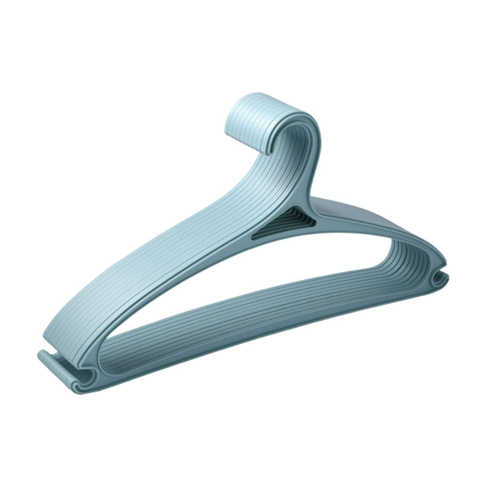 Seamless Drying Clothes Hanging Rack Strong Load Capacity Ideal For Dresses Jackets Suits 10pcs синий 5700₽