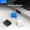 Weizhikong Disposable USB Port Security Lock & Dust Plug
