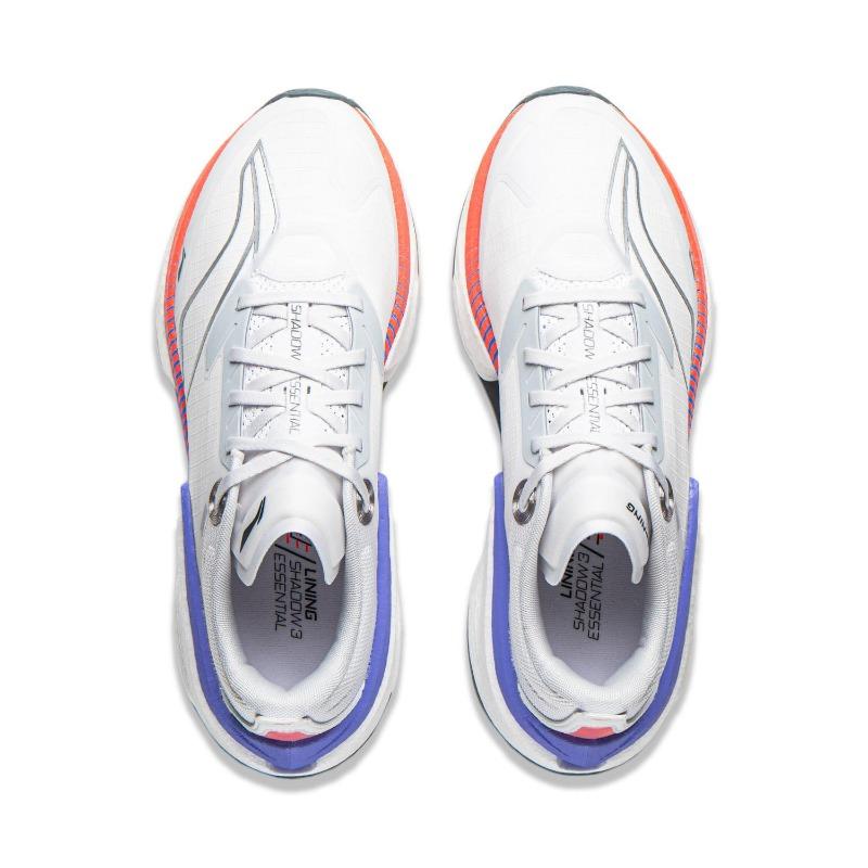 Li-Ning Jueying 3 ESSENTIAL Boom Tech Lehký odraz Nízké pánské běžecké boty Bílá Stříbrná ARRW003-6