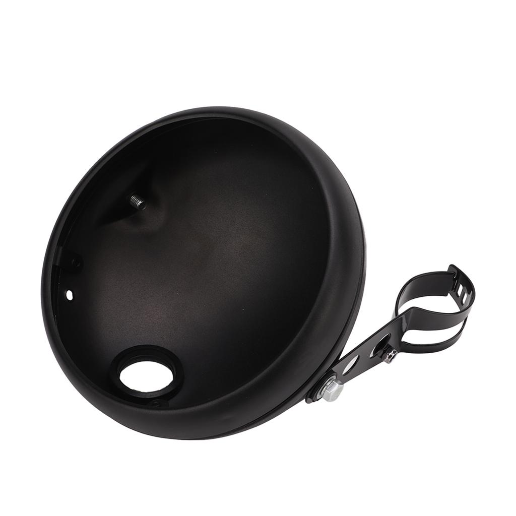 7in Motorcycle Headlight Housing Universal Bucket Mount for LED Headlamp 38‑51mm Fork Tubes