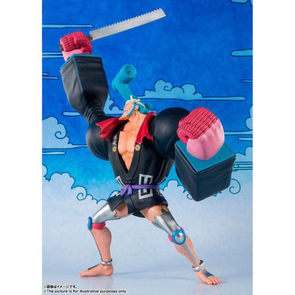 TAMASHII NATIONS Figuarts ZERO ONE PIECE Franky Approximately 220mm PVC ABS Painted Finished Figure (Furanosuke) &
