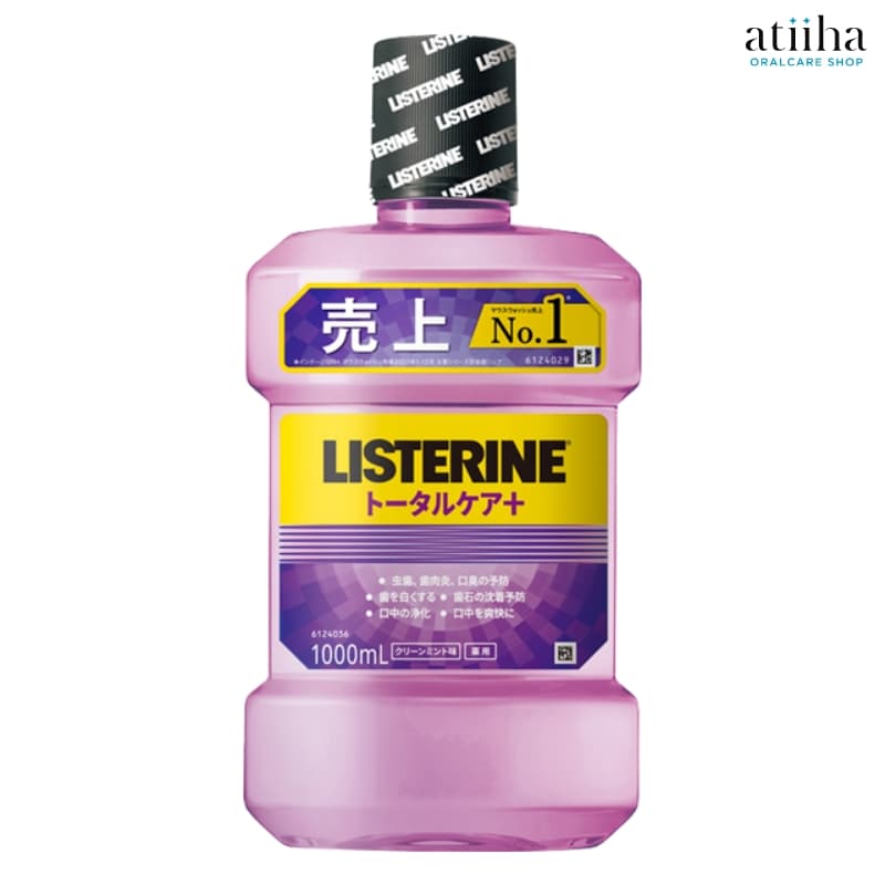 LISTERINE Mouthwash Liquid Toothpaste Total Care Zero Plus 1000ml1 bottle