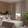 VELVI Bedspread 220x240cm - gray-beige elegance with a geometric pattern
