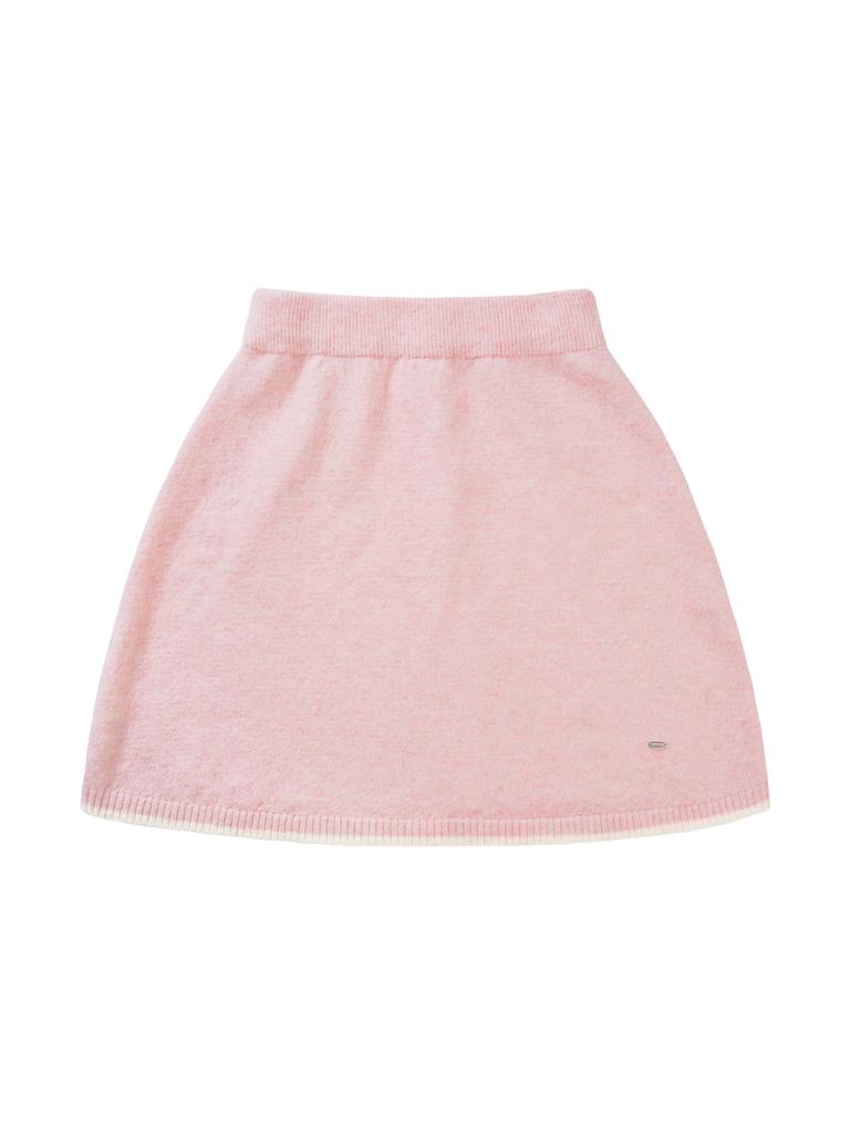 Mellotoli Line Boucle Knit Mini Skirt (2 Colors)