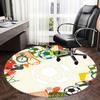 Chair Mat: Colorful Soccer Ball Design Office Carpet Chair Mats for Home Decor, Office Use, Living Room, Bedroom, Gift Idea1118020a