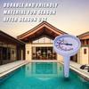 Floating Pool Mechanical Thermometer with String Water Temperature Thermometer with Accurate Temperature Readings Perfect for Outdoor and Indoor