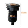 Chrome Air Pressure Switch Push Button for Controlling For Bathtub Air Jets and Kitchen Garbage Disposal Units