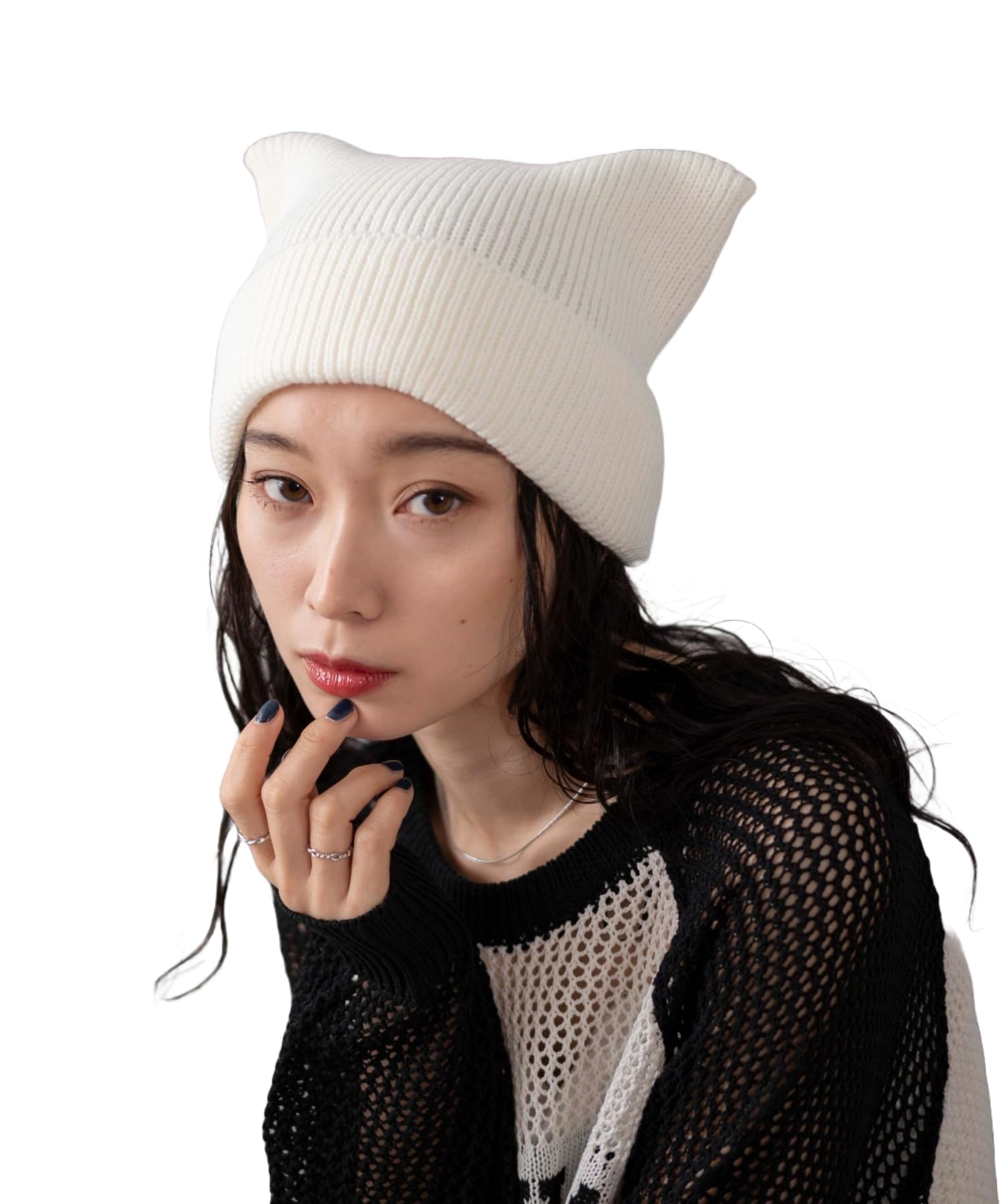 

WEGO Nekomi Кепка мини-размера, F, Молочно-белый