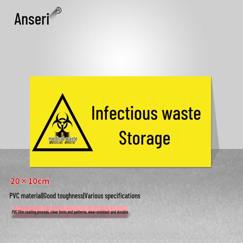 Medical Waste Warning Sign