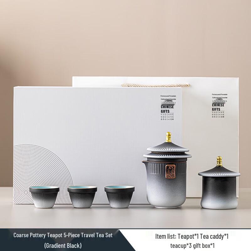 Chaxun Portable Ceramic Travel Tea Set