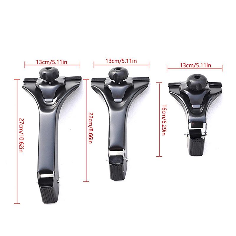 Clip-On Gutter Bracket Set for Crossbar Equipped Car Roof Racks