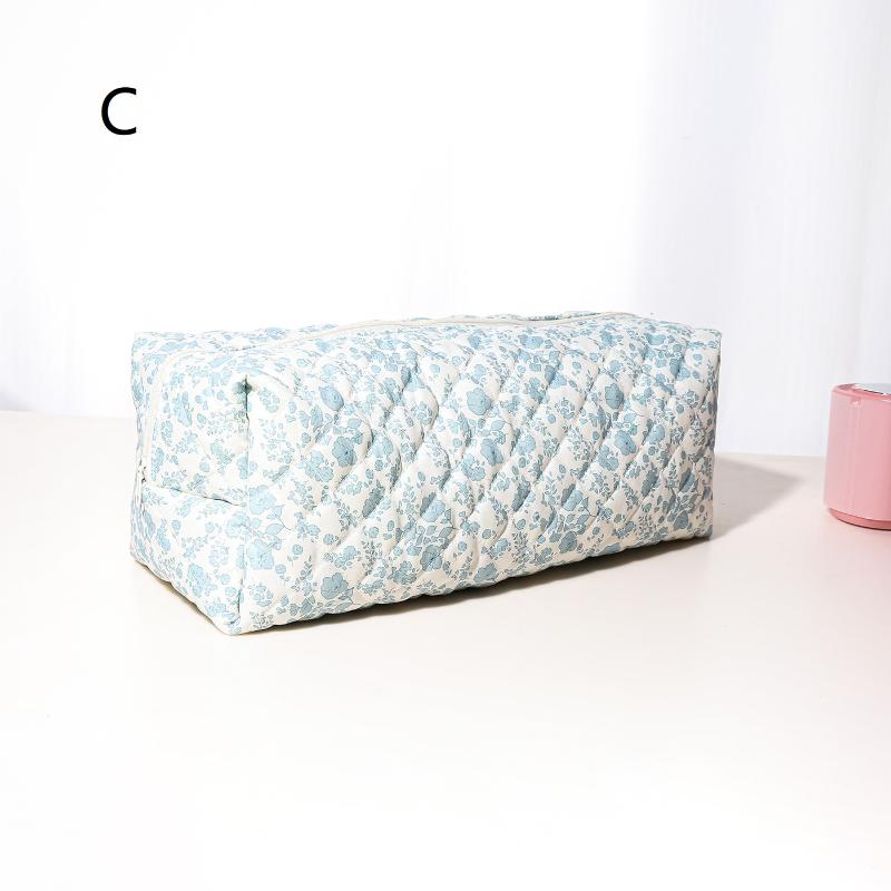 

Padded Cosmetic Bag With Large Capacity Hair Dryer Storage Pouch Portable Hair Styling Tools Separate Compartments With Zipper C