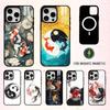 Y-Yin Yang Koi Fish Zen Art   Phone Case For iPhone17,16,15,14,13,12,11 Plus,Pro Max Magnetic For Magsafe Wireless Charging