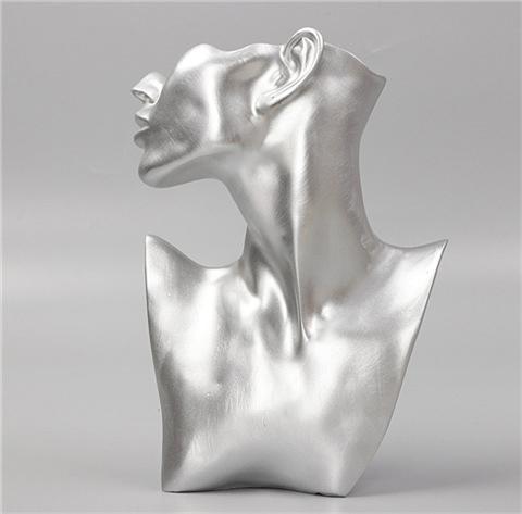 Resin Jewelry Pendant Necklace Mannequin Display Bust for Earring Holder Display Window Display Rack