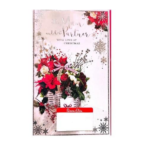 Simon Elvin For Mum And Her Partner Christmas Card (Pack of 6)