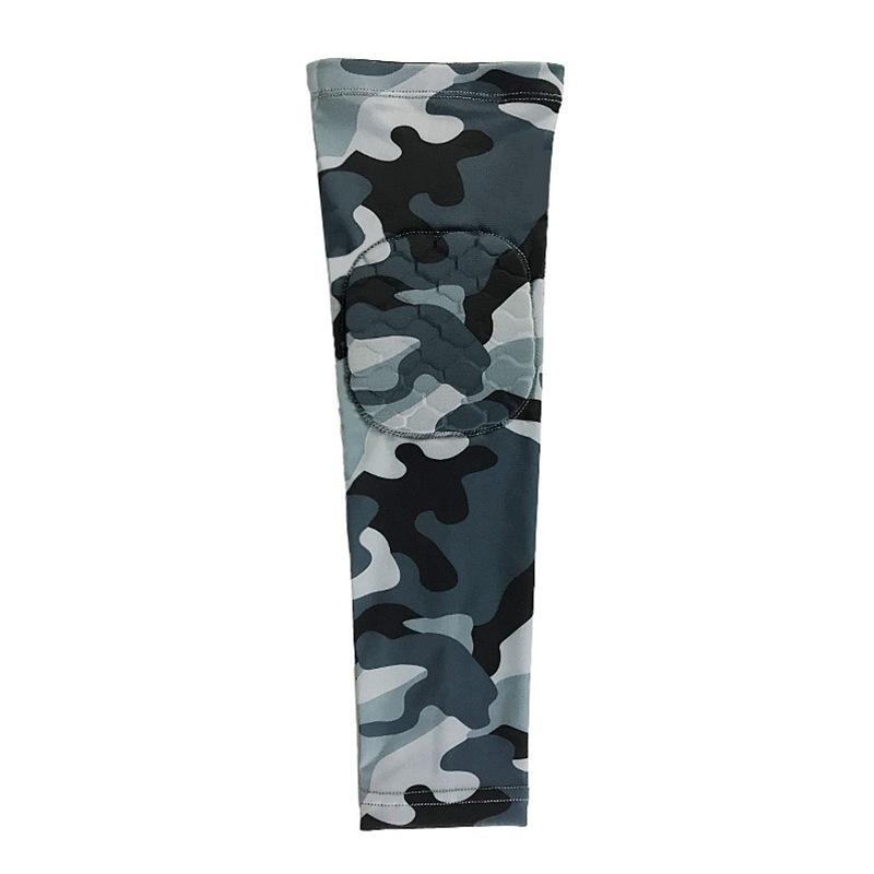 

Camouflage Honeycomb Nylon Anti-skid Anti-collision Arm Guard Basketball Training Breathable Sunscreen Sleeves Outdoor Sports Protective Gear