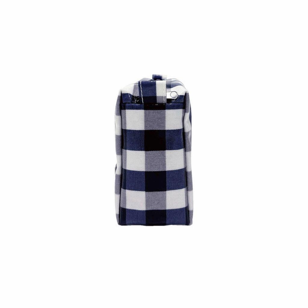 [Rootote] Rectangular Cosmetic Pouch, Laminated To-Q 1031 (01 Check Green)