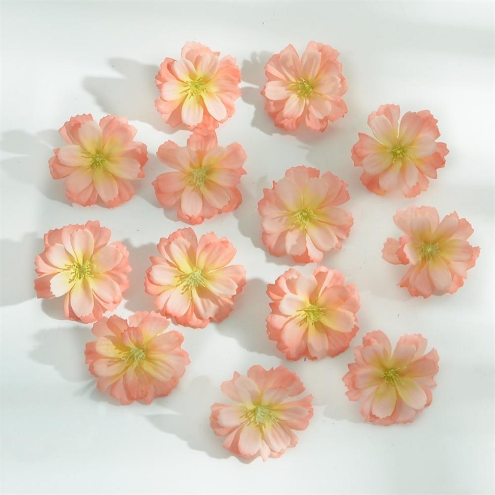 30/50Pcs Artificial Hydrangea Flowers Head Rose Artificial Flower Home Room Decoration DIY Gift Accessories Wreath Wedding Decor