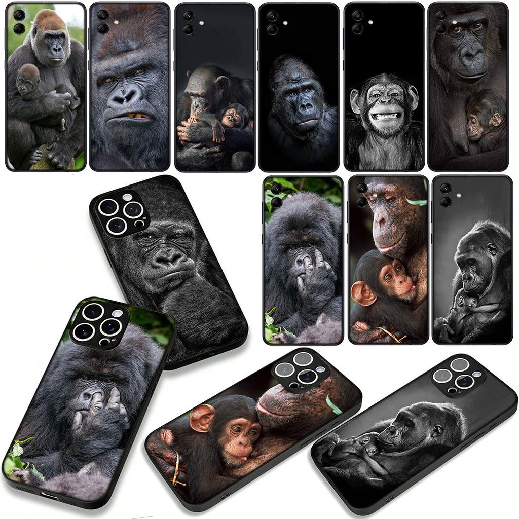 Animal Monkey Gorilla Ape Baby Cover Phone Case for Xiaomi Redmi Note 14 12 13 ProPlus A3 Pro Plus 12C 13C 14C 5G