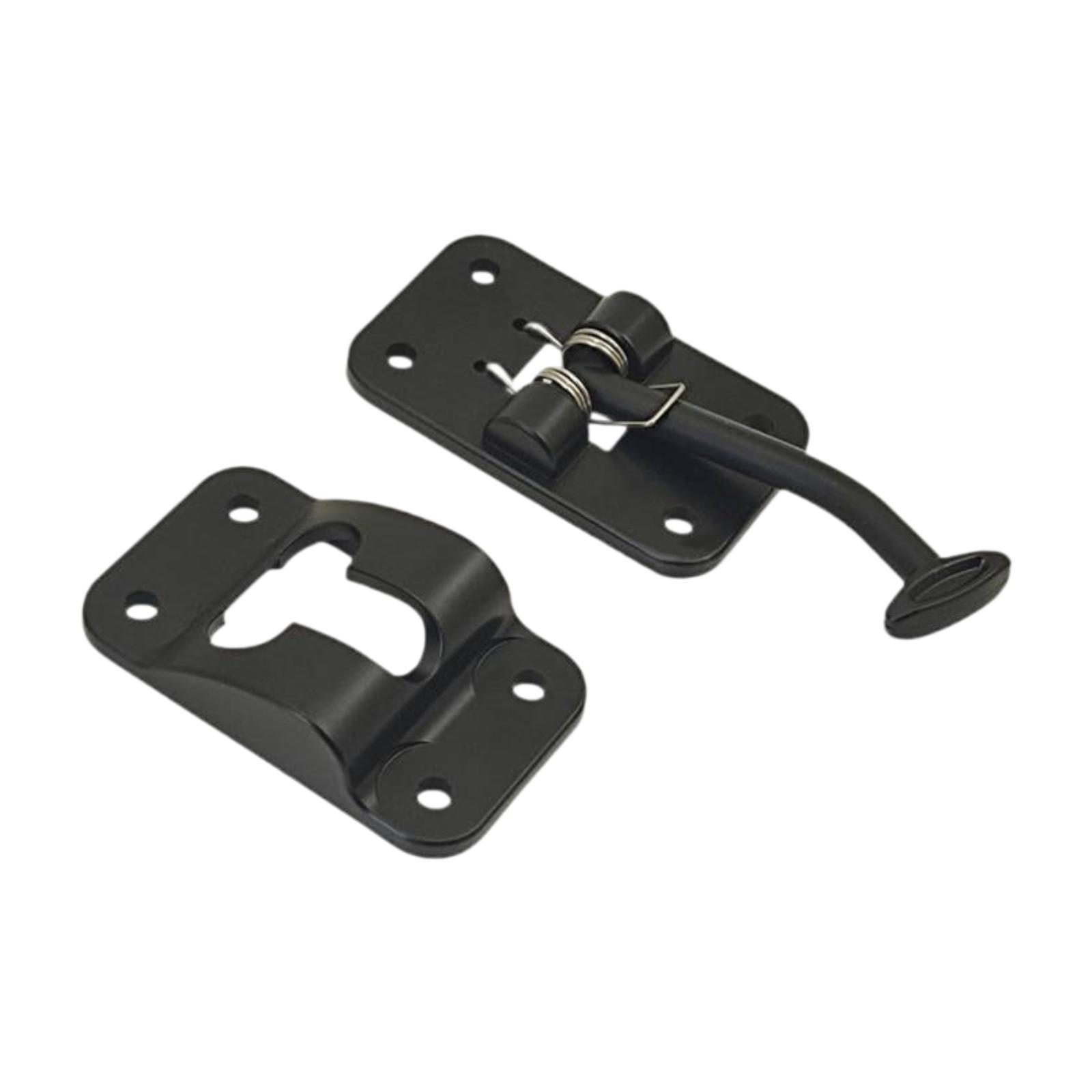 Generic RV Door Holder Latch Professional Replacement High Hardness RV Door Right Buckle Black