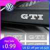 2026 Hot For Volkswagen VW 3D Metal Car Emblem Letter Decorative Stickers Badge Decal For Volkswagen VW Golf GTI Polo Passat Sci