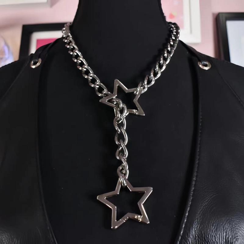 Gothic Persönlichkeit Punk Halskette Lange Gothic Fledermaus Anhänger Halskette Übertreibung Pullover Kette Schmuck Halloween Party ZubehörGutes Produkt