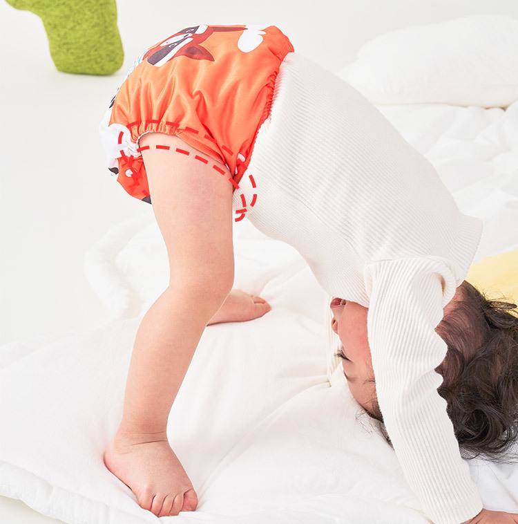 Happyflute Wasserdichte & Auslaufsichere Waschbare Baby Stoffwindeln