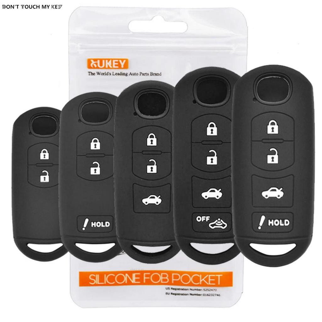 Voor MAZDA 2 3 5 6 CX-3 CX-5 CX-7 CX-9 Siliconen Autosleutelhoes Afstandsbediening Fob Hoesje Sleeve 2 3 4 Knoppen 2013 2015 2016 2017 2018 2019