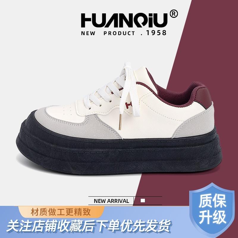 Global little white shoes women's ZHQ5937 new summer breathable versatile shoes student platform sports board shoes women