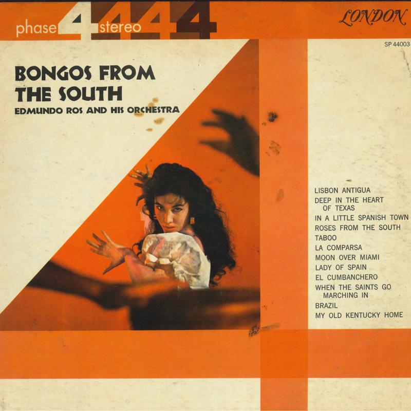 

LP Record EDMUNDO ROS & HIS ORCHESTRA - Bongos From The South SP44003 London Records 1961 US Jazz Used