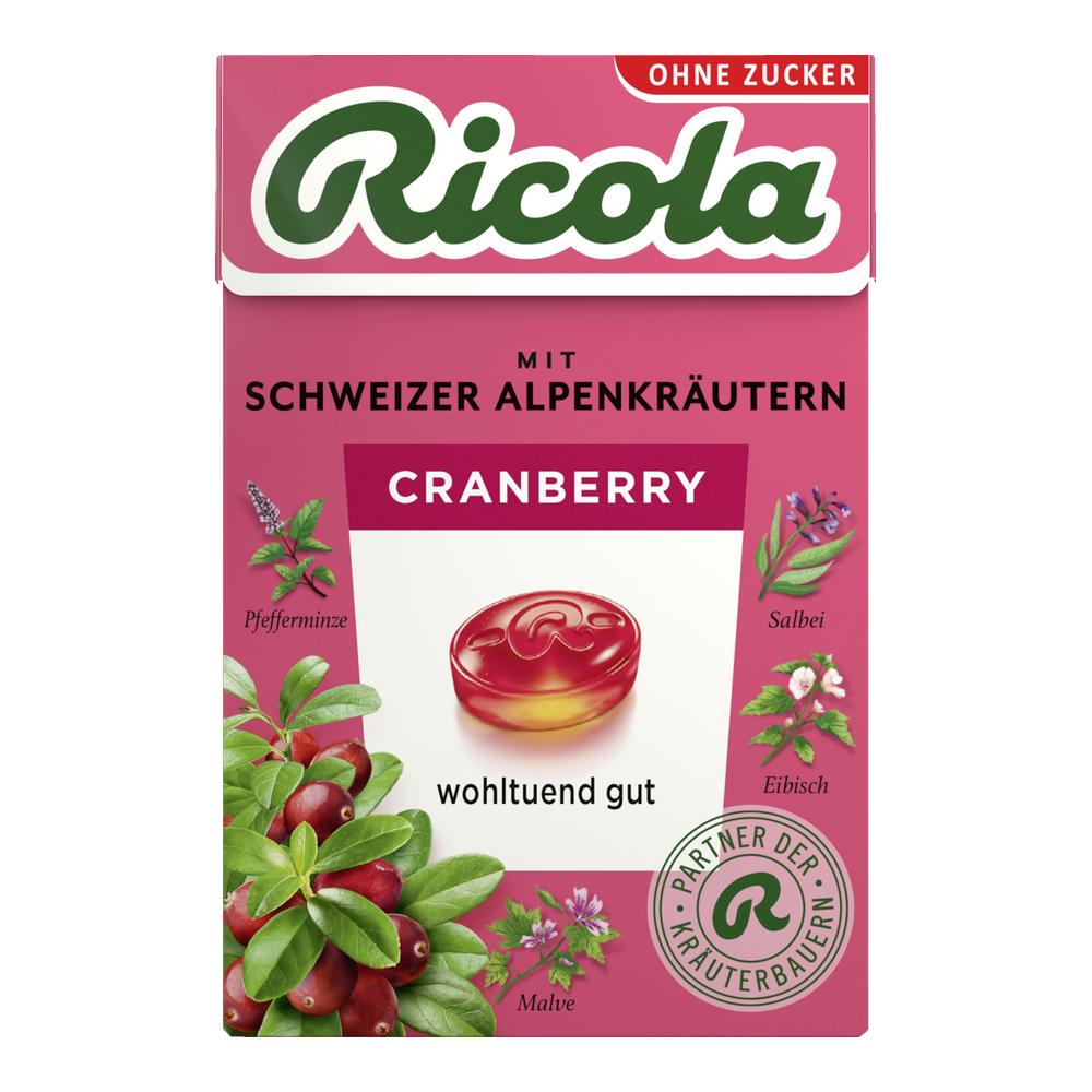 Ricola Sugar-Free Candy Cranberry 50G