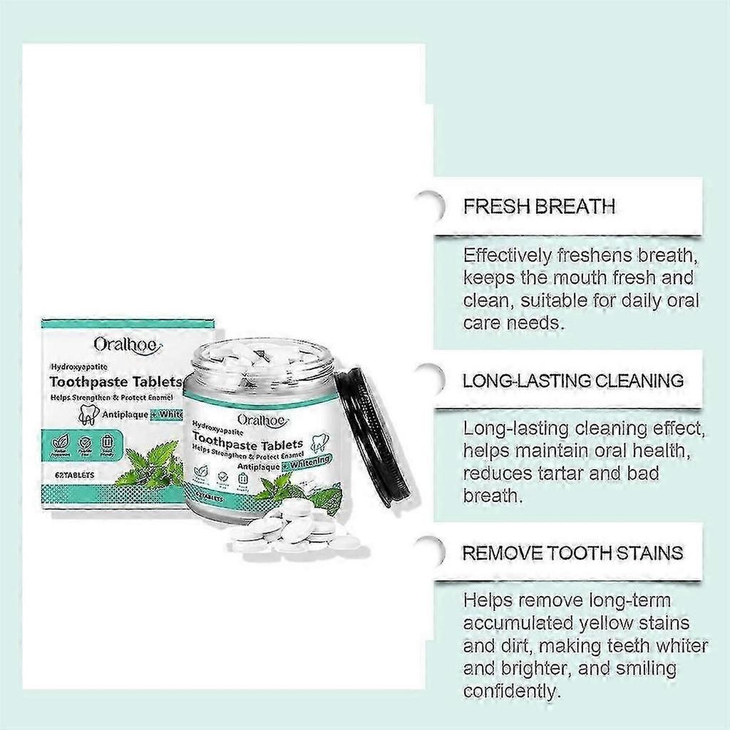 186pcs Mint-based Dentifrices to Improve Oral Hygiene, Eliminate Smokey Odors, Cleanse the Mouth, Solid