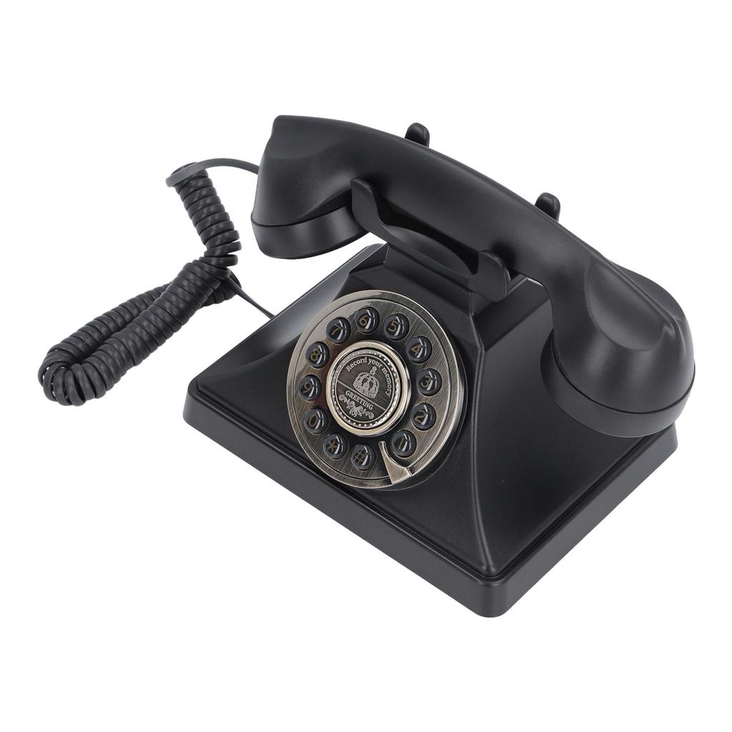 Guest Book Phone Vintage Style Voice Message Recorder Built In 8GB Supports 256GB Memory Guestbook