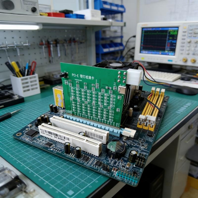 PCIE 16X Slot Diagnostic Card 16X Slot Tester With LED Indicators For Desktop Computer Hardware Testing Troubleshooting