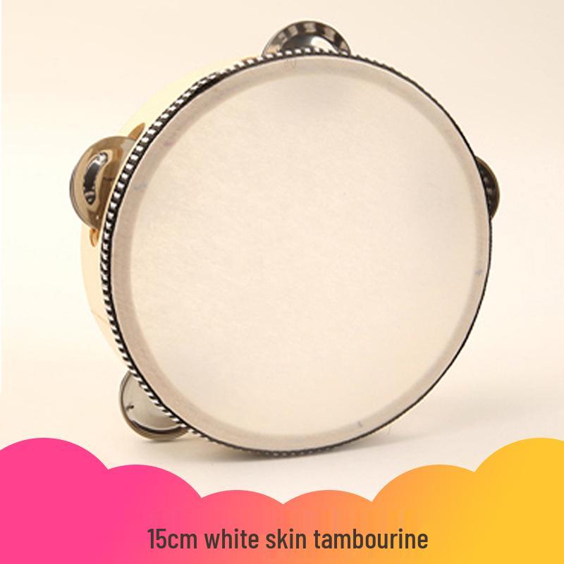 Wooden Tambourine for Early Childhood Music and Dance