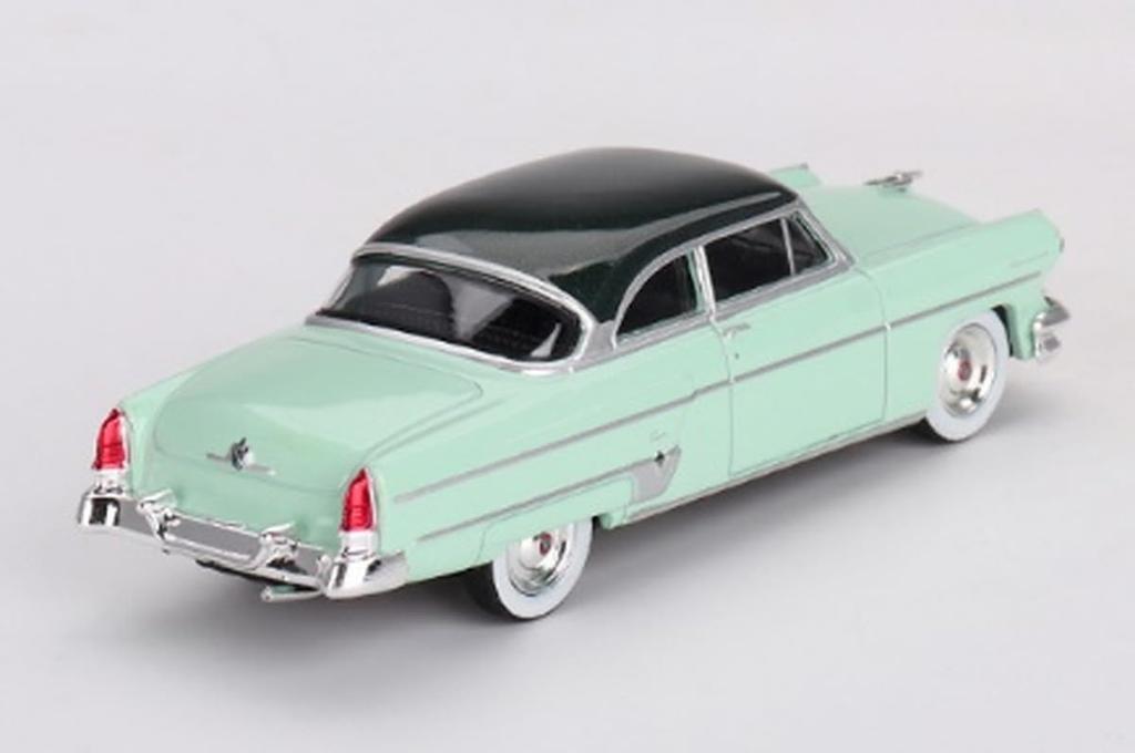 MINI GT Scale Lincoln Capri 1954 Park Lane Green Finished Product 1/64 (Left-Hand Drive)